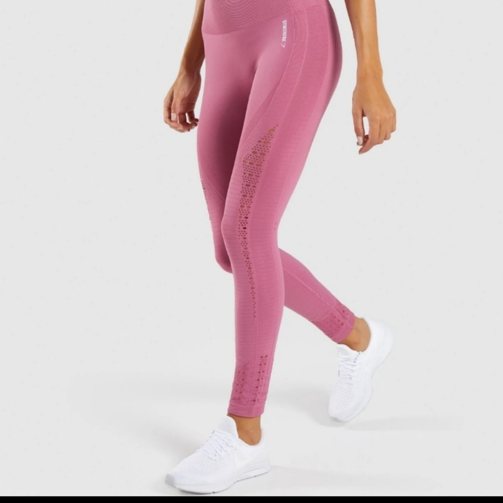 Gymshark Energy + Seamless Leggings - Dusky Pink
